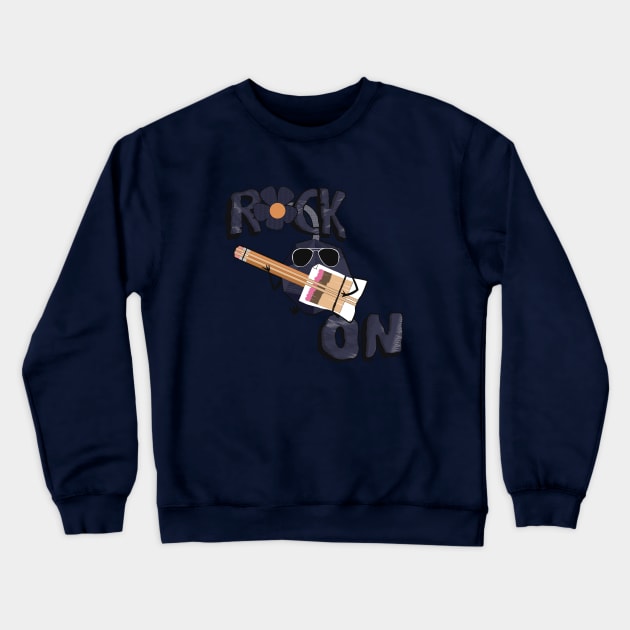 Rock On Crewneck Sweatshirt by Gen3